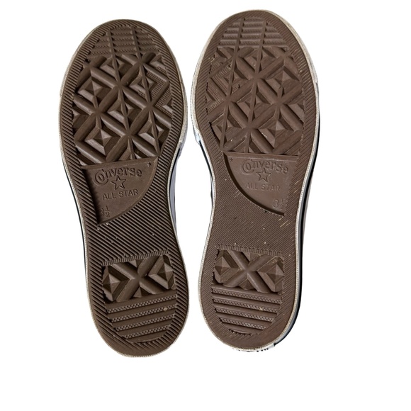 Converse Womens Size 5.5‎ Gold Platform Chuck Taylor Metallic Streetwear Chic - Picture 8 of 9